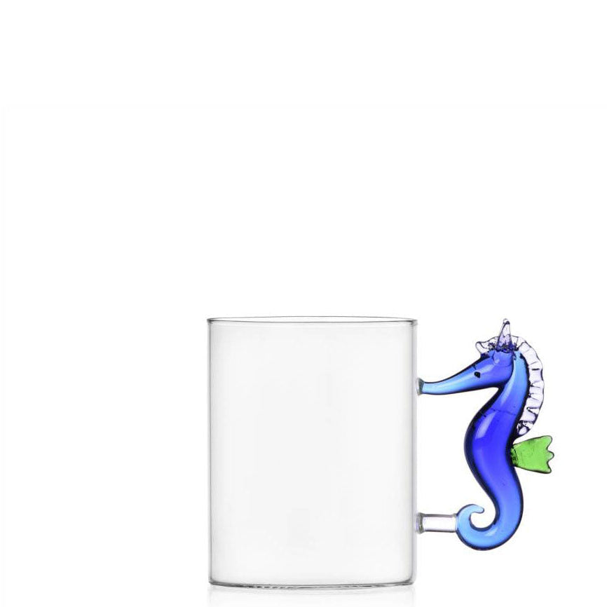 Seahorse Mug with Fin - Green