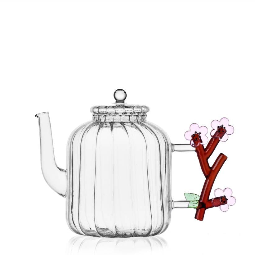 Teapot peach blossom