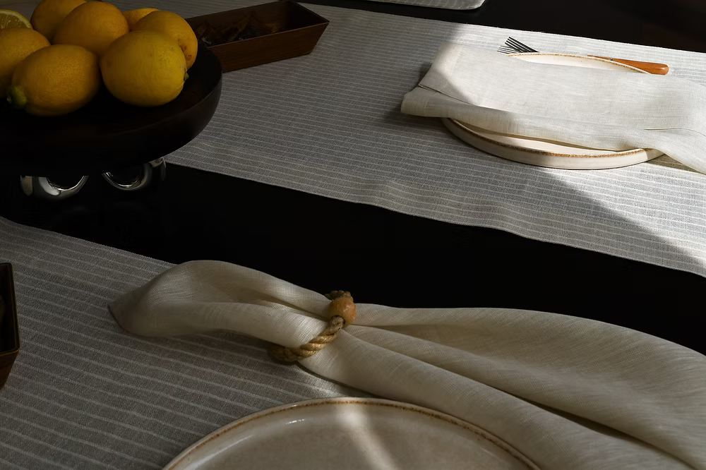 Natura Linen Table Runner