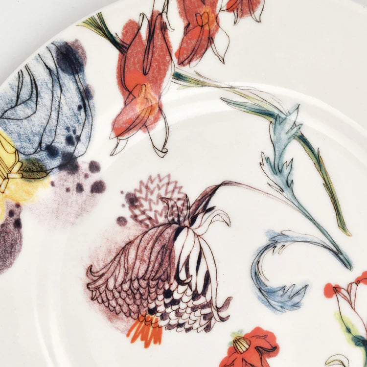 The Grandma's Garden Dessert Plate B