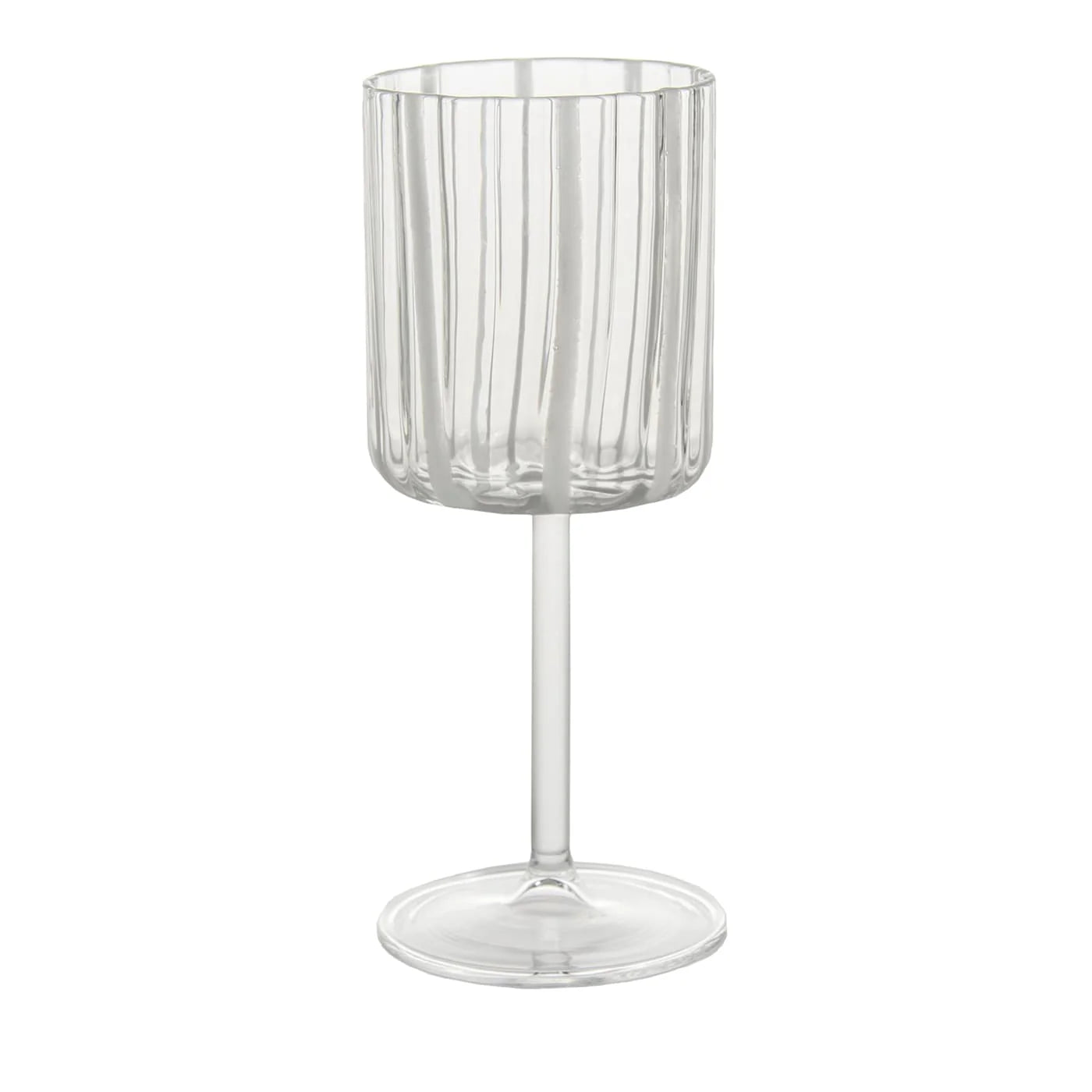 Loos White Stripe Goblet