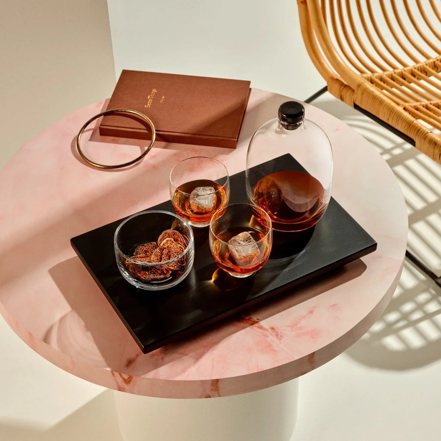 Malt Gift Set with Wooden Tray