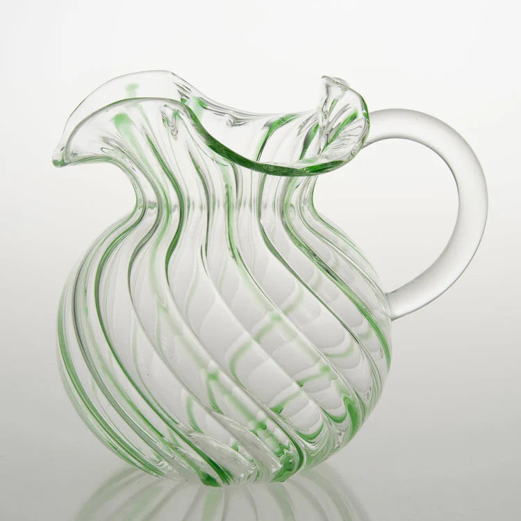 Torcello Green Torchon Pitcher