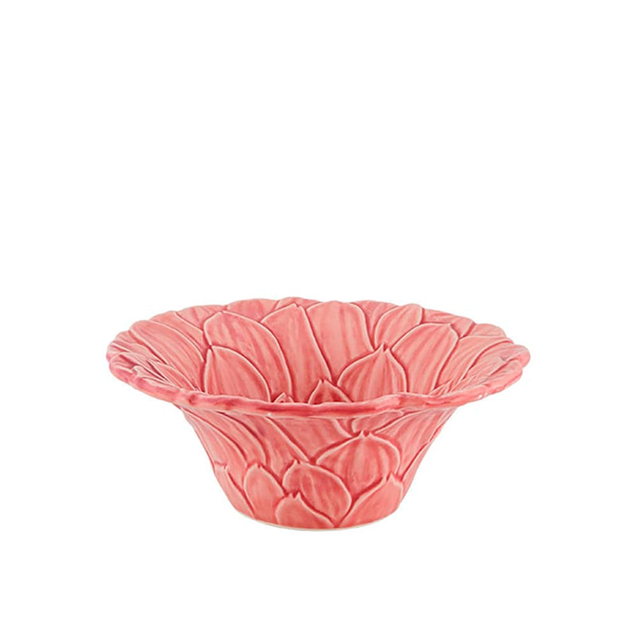Bordallo Pinheiro Maria Flor Pink Dahlia Bowl