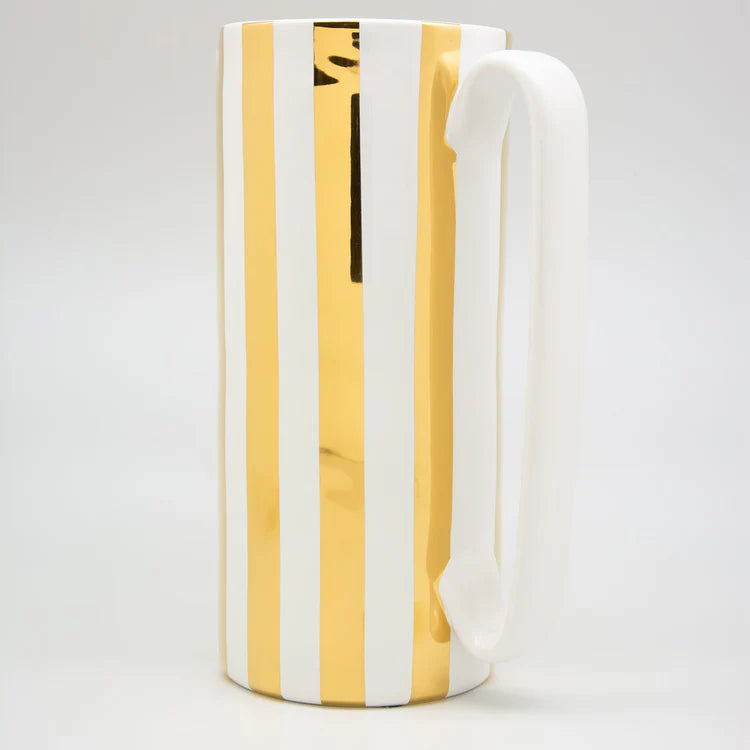 Serlio Mercante Gold 24K & White Carafe