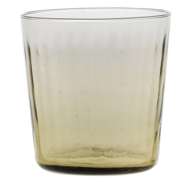 Set of 6 Plissè Cameo Low Glasses