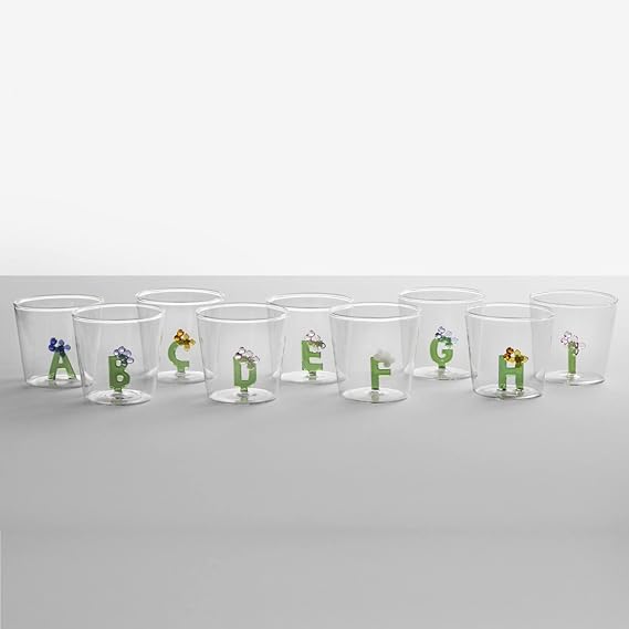 Tumbler - Flowery Letter M