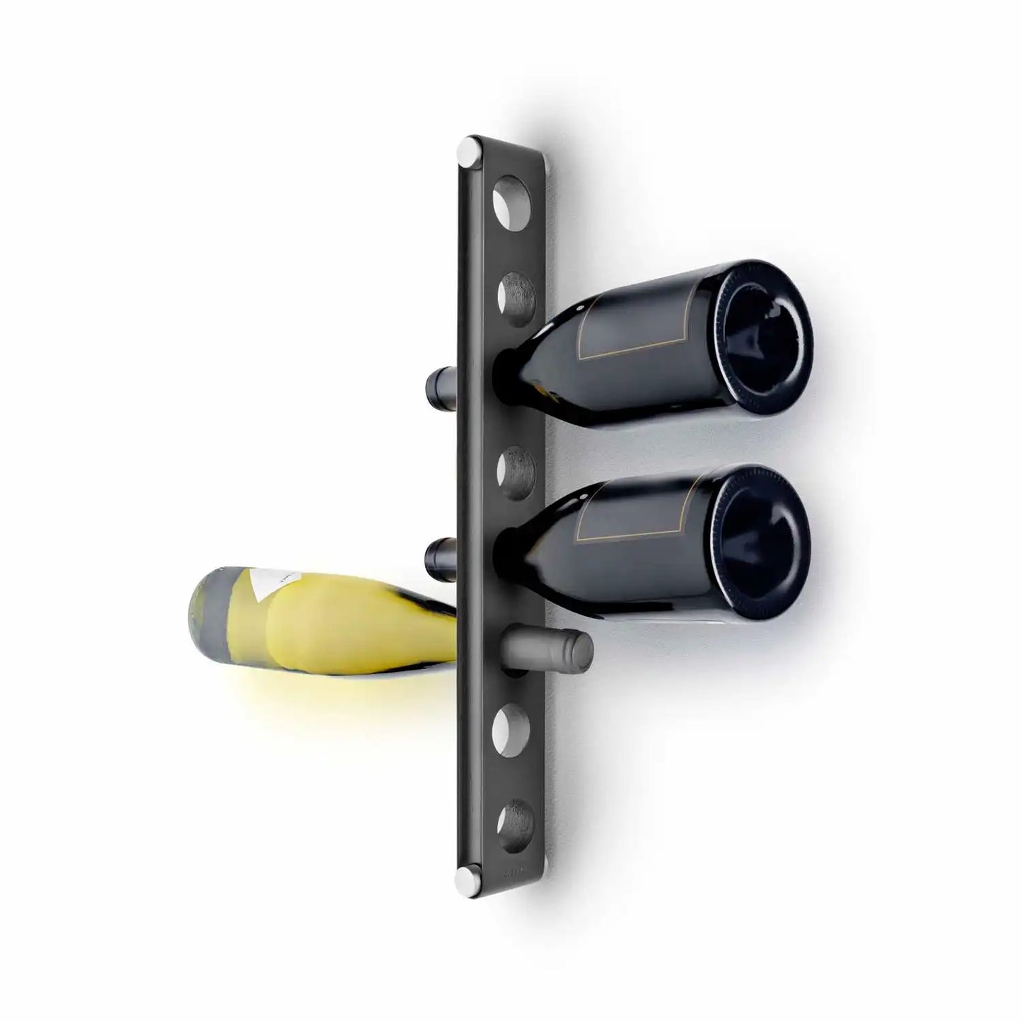 Hanging wine rack black Nordic kitchen