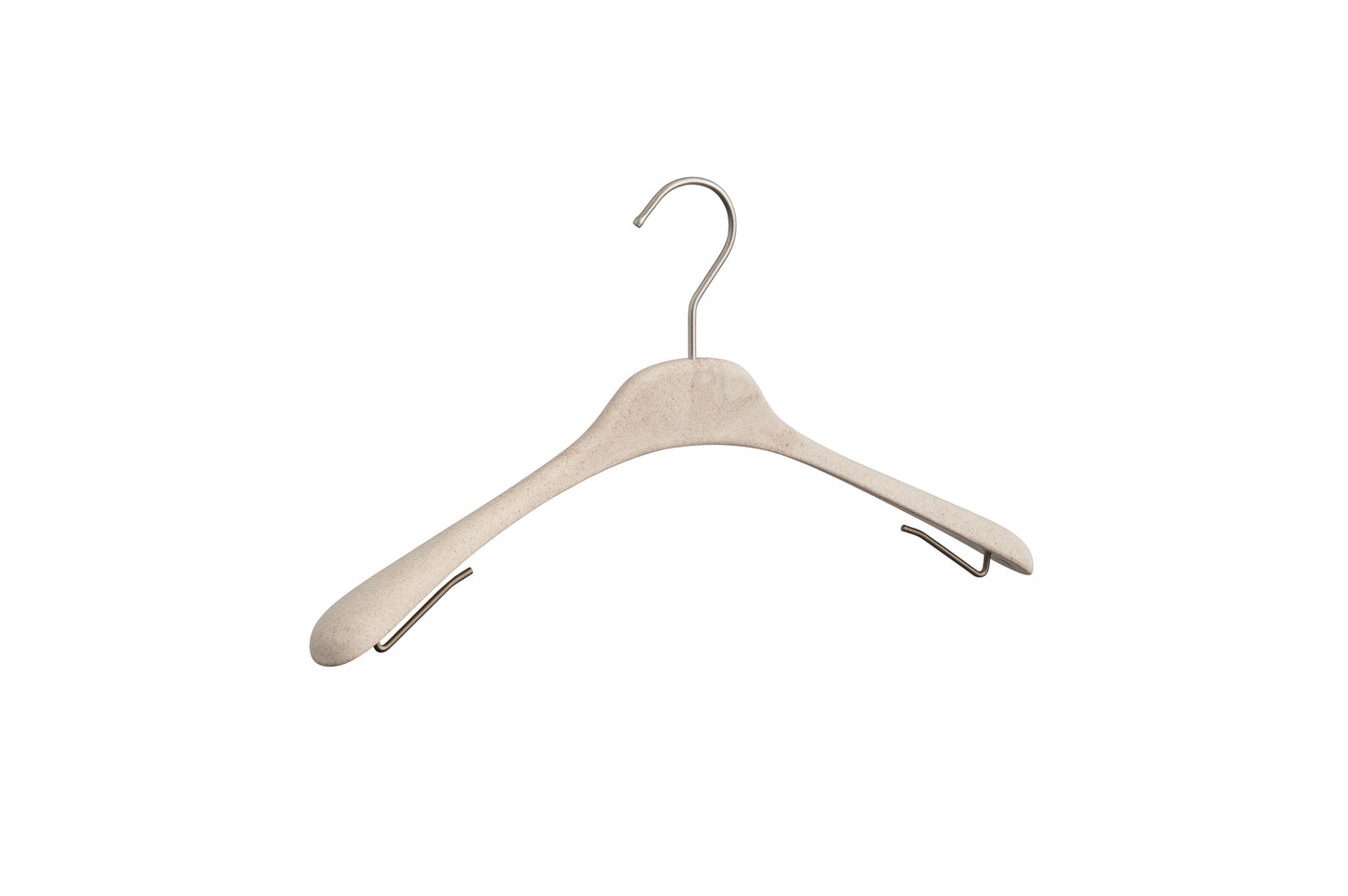 Hanger for shirts, blouses with hooks for shoulder straps