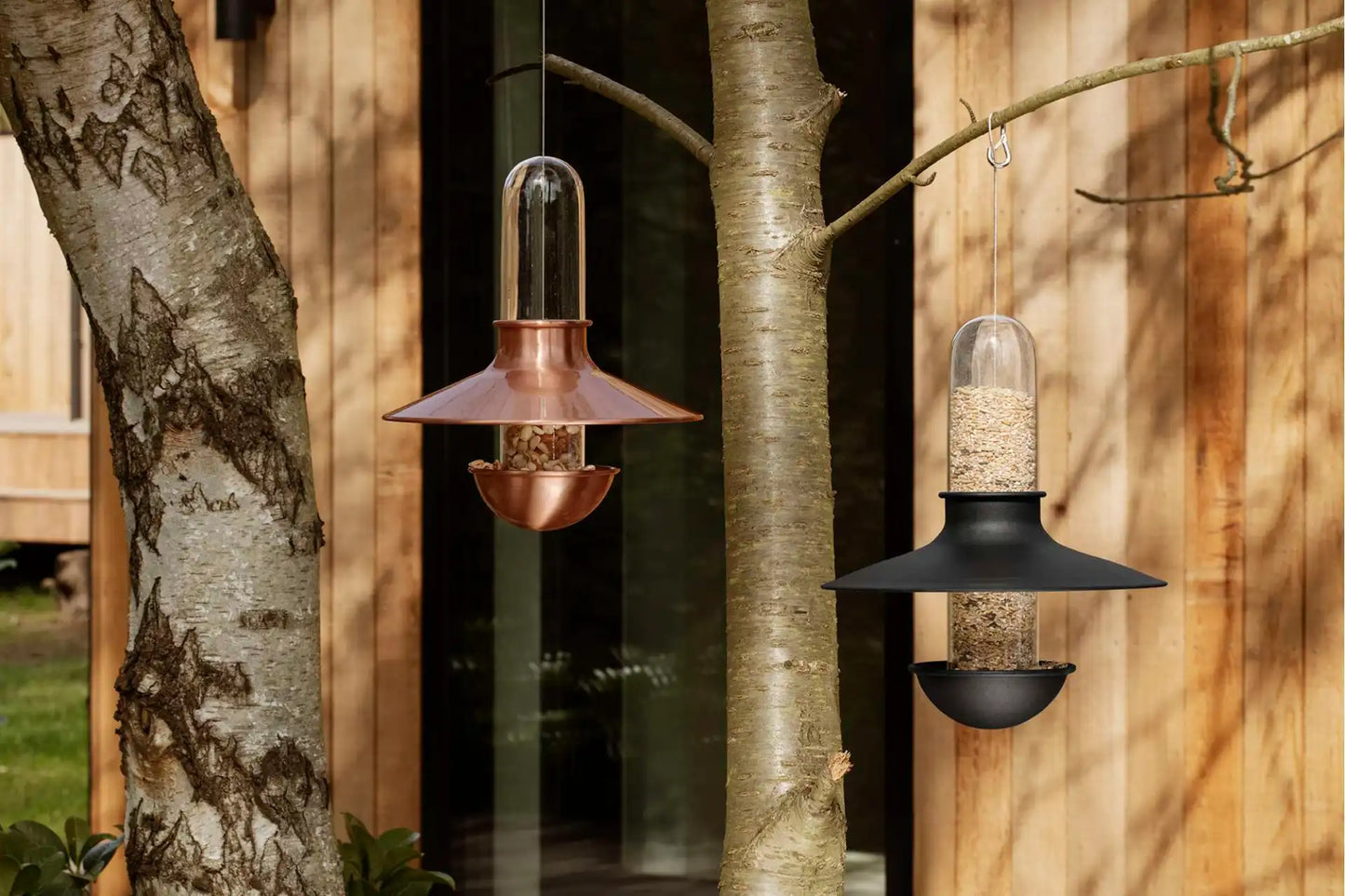 De luxe birdfeeder copper