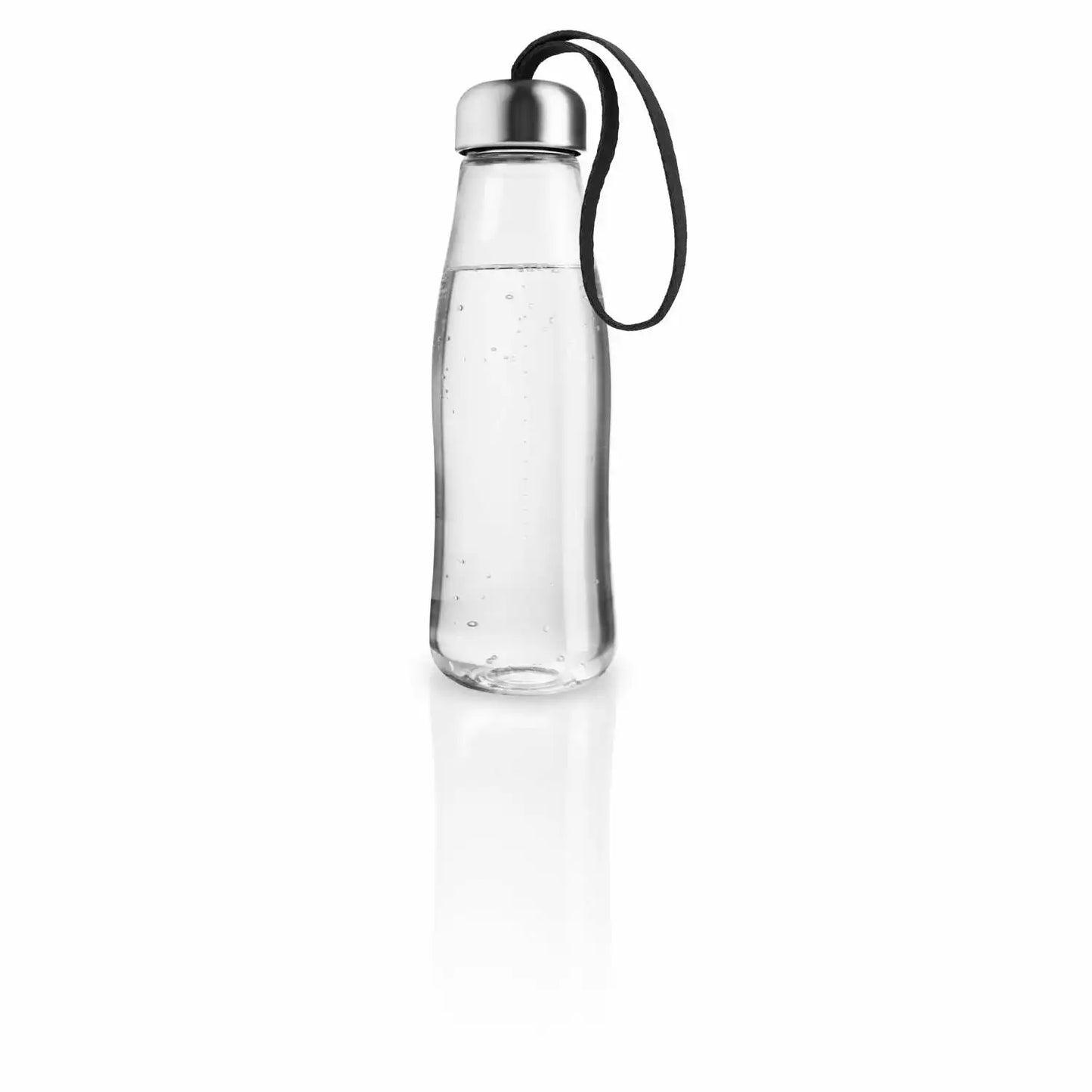 Glass drinking bottle - 0.5 liters - Black