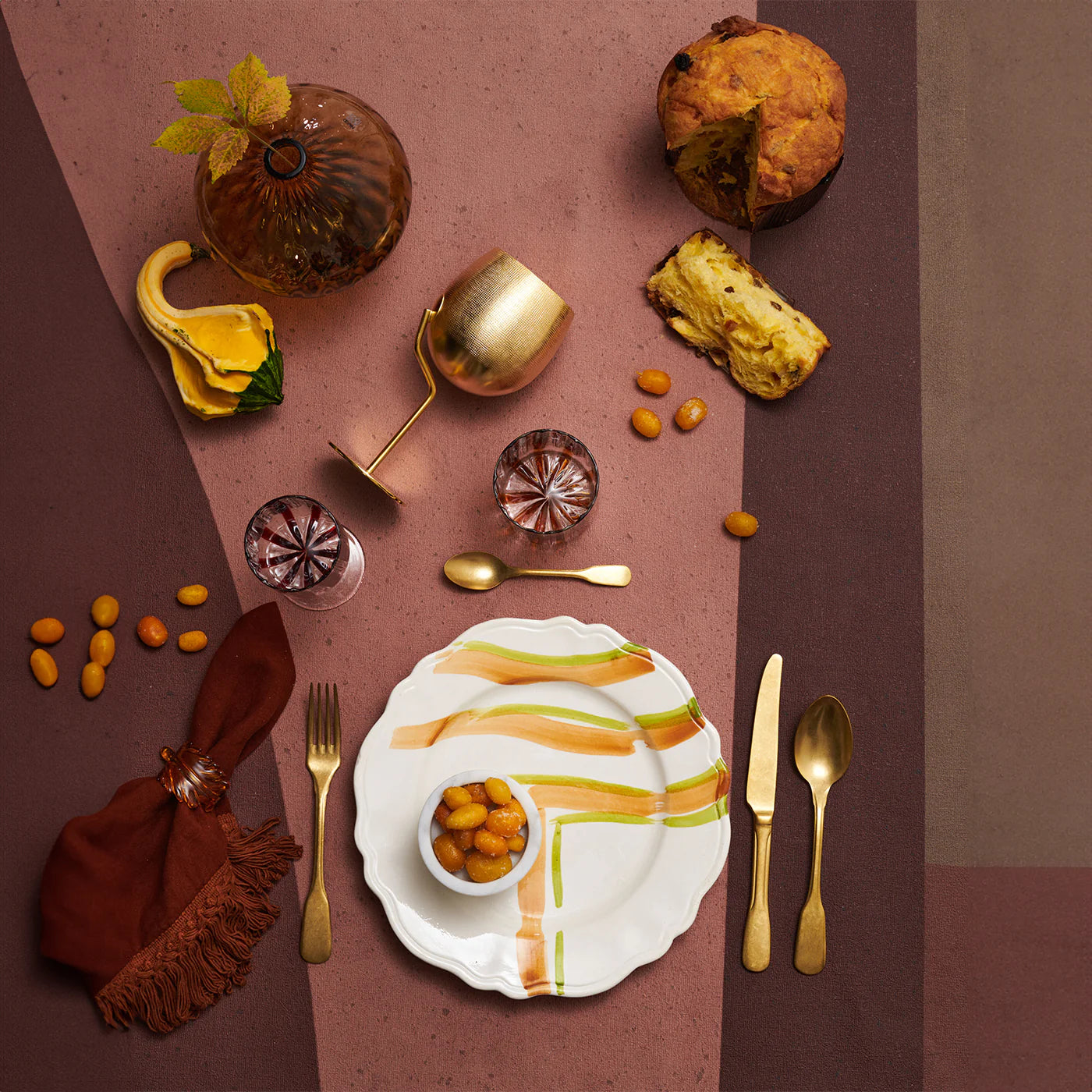 Golden Decorative Vase