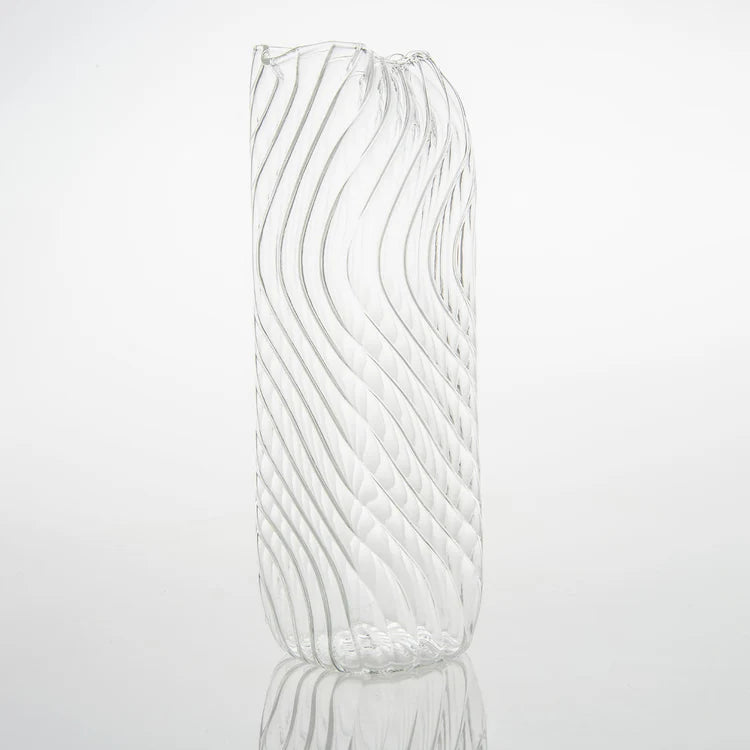 Bramante Torchon Handblown Glass Carafe