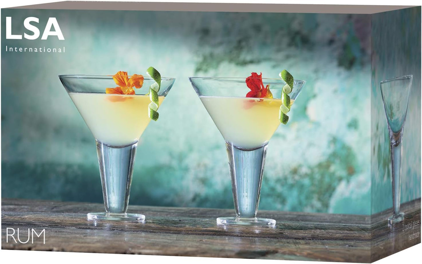 LSA Rum 300ml Cocktail Glass Set Of 2