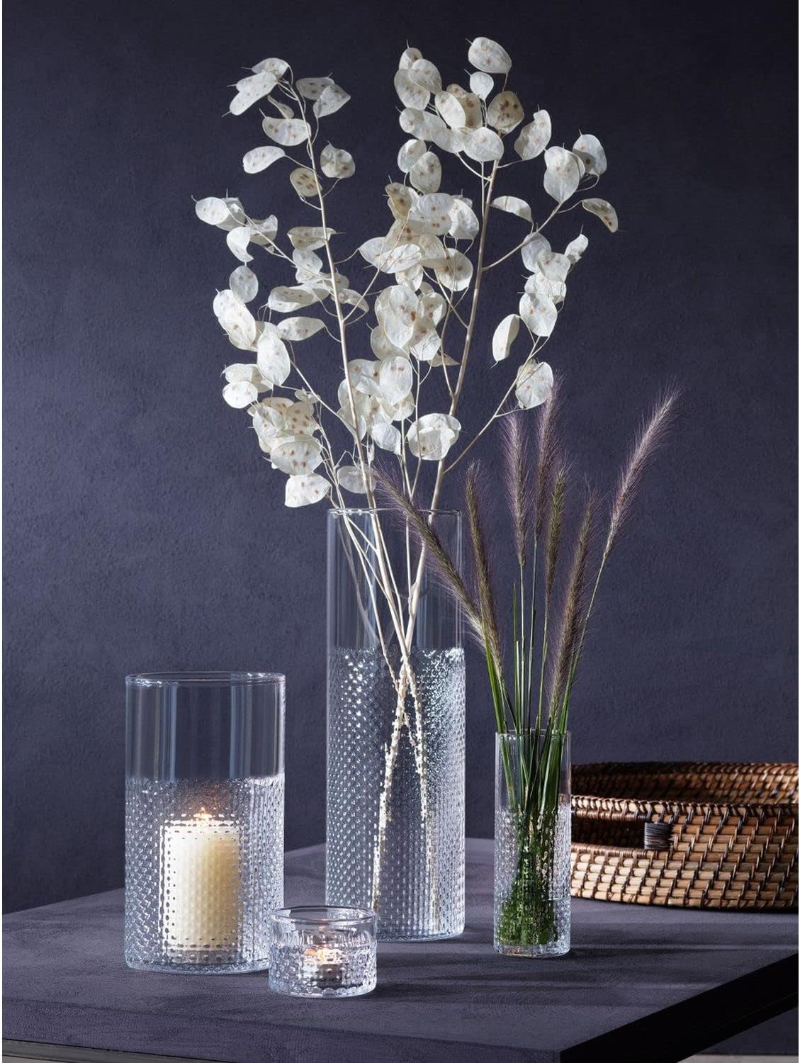 Wicker Tealight Candle Holder