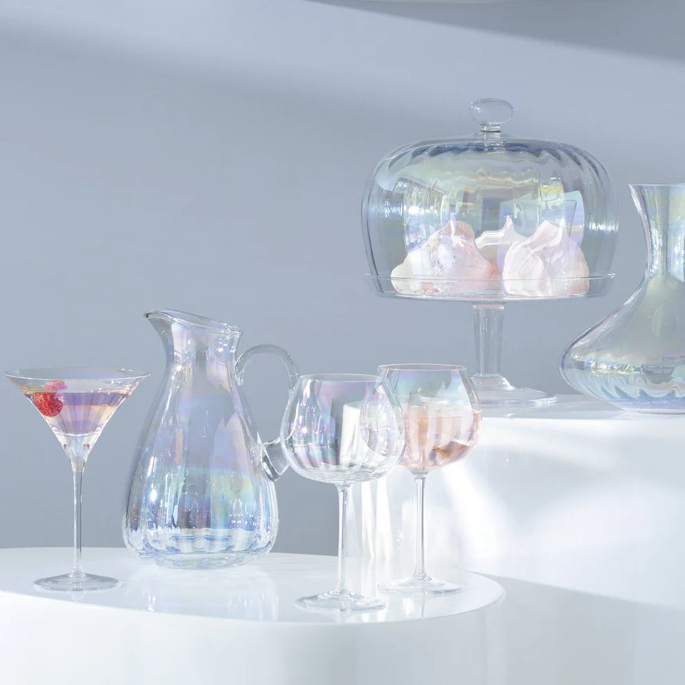Pearl Balloon Goblet Glass Set of 2