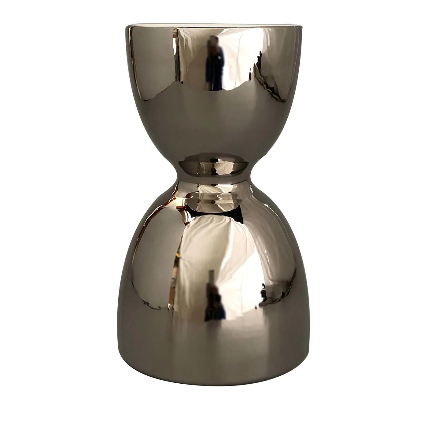 Bell Jigger Palladium Terracotta Flower Vase