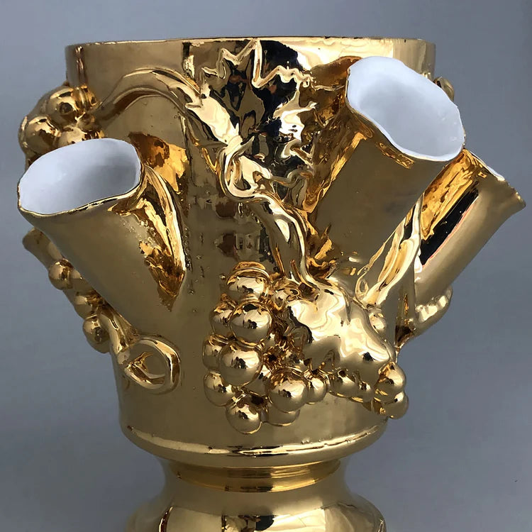 Anghiari Gold Vase