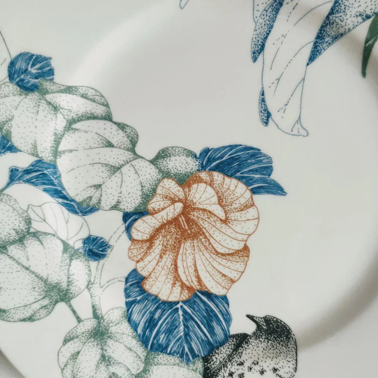 Bird Song Polychrome Dessert Plate #2