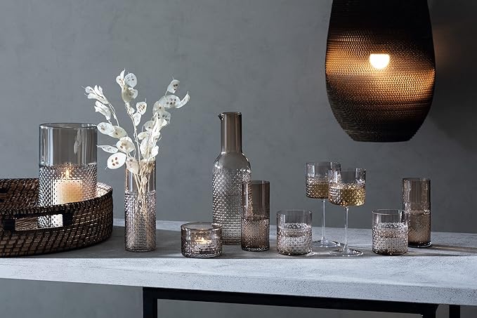 Wicker Tealight Holder taupe