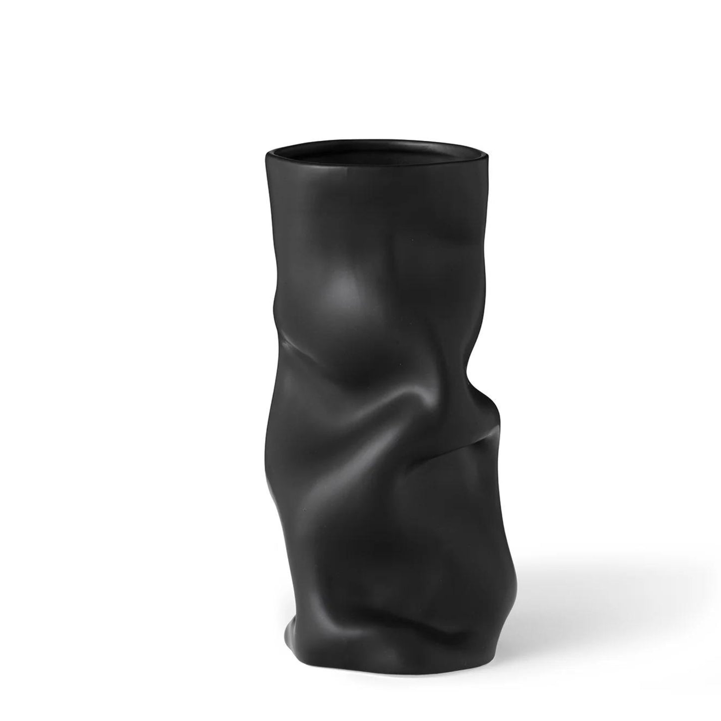 Collapse Vase Black