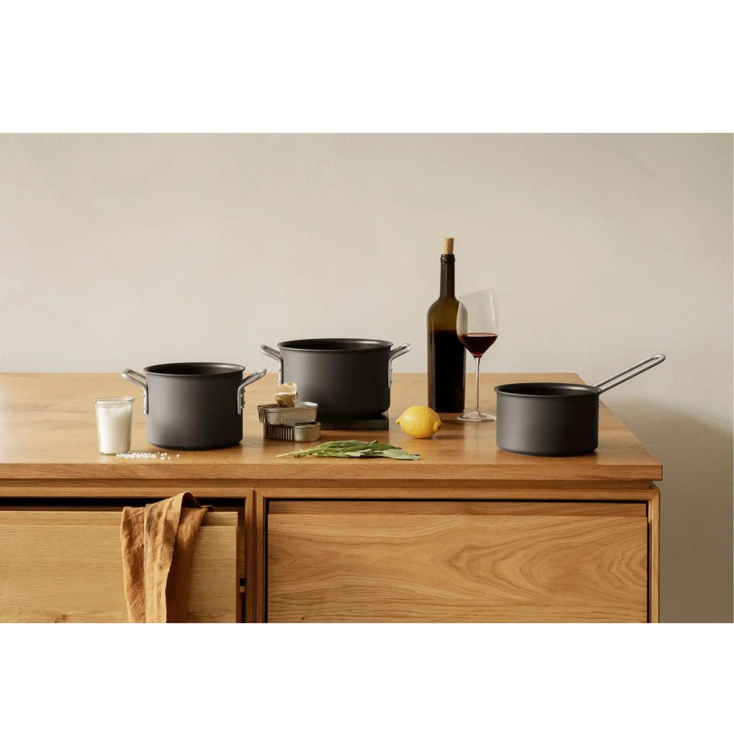 Trio Dura Line Pot Set Of 3