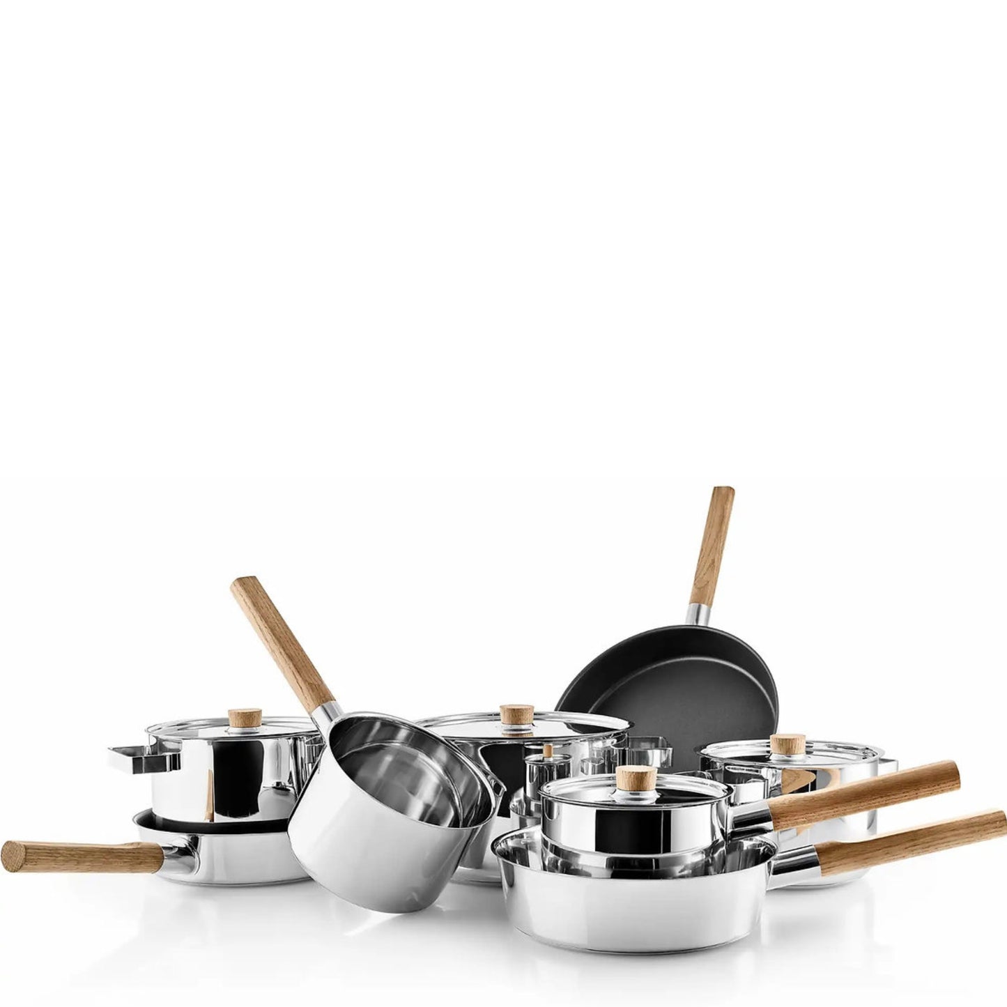 Saute pan+lid √ò24 Nordic Kitchen Stainless Steel