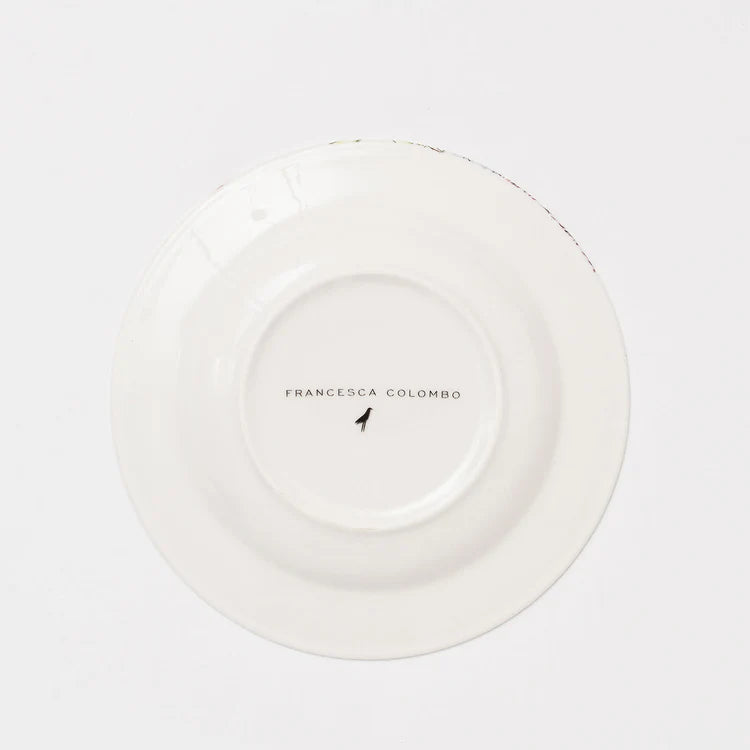 Set of 2 Grandma's Garden Soup Plates