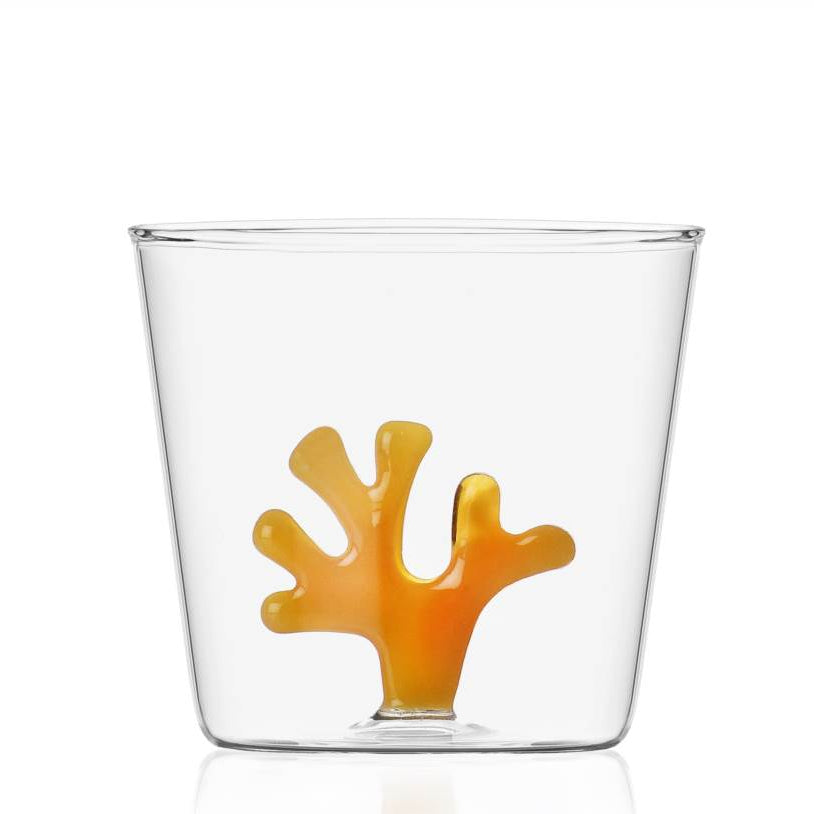 tumbler orange coral