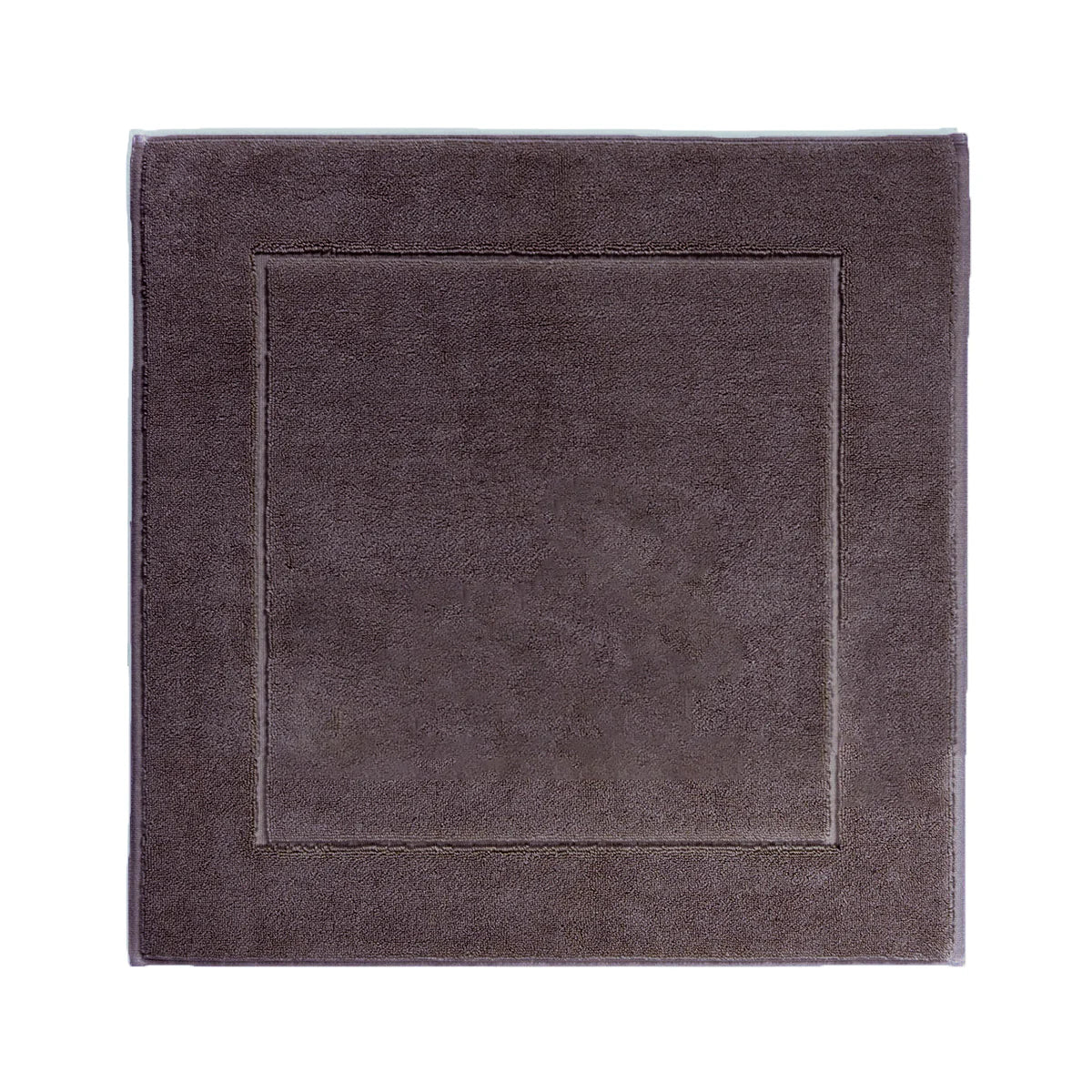 Aquanova London Bath mat-Square dark gray bath mat on a white background