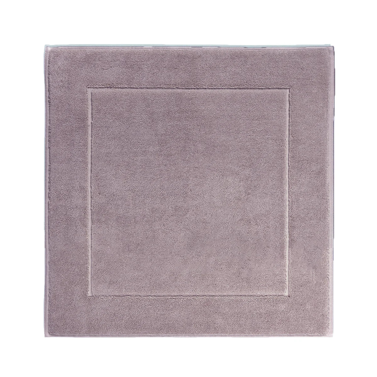 Aquanova London Bath mat-Square gray bath mat on a white background