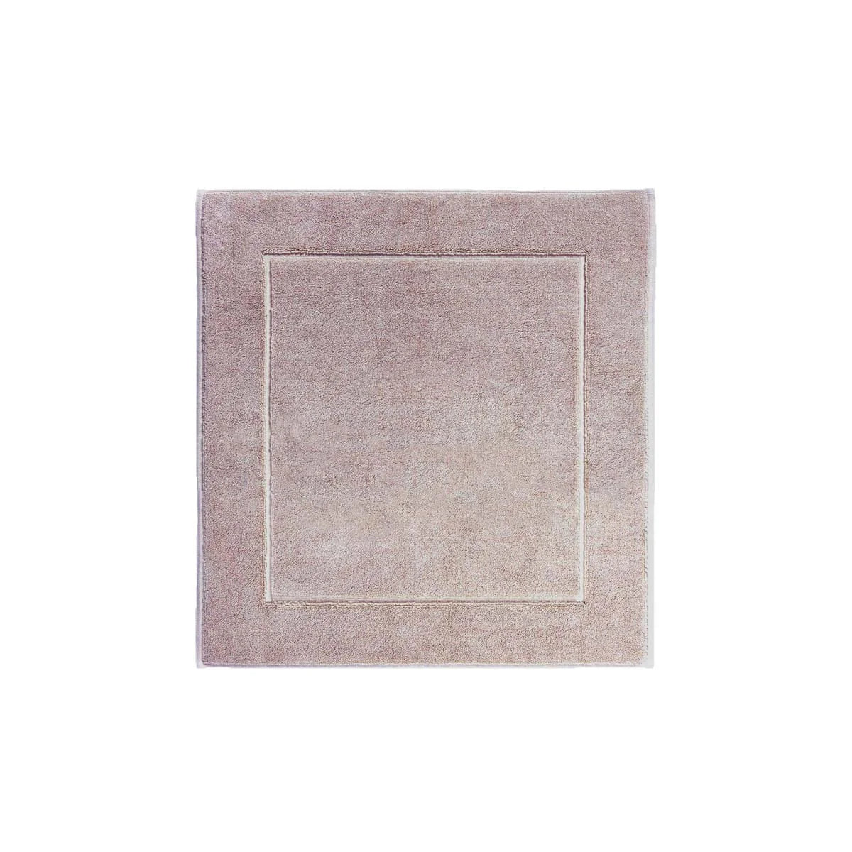 Aquanova London Bath mat-Square bath mat with a border on a white background