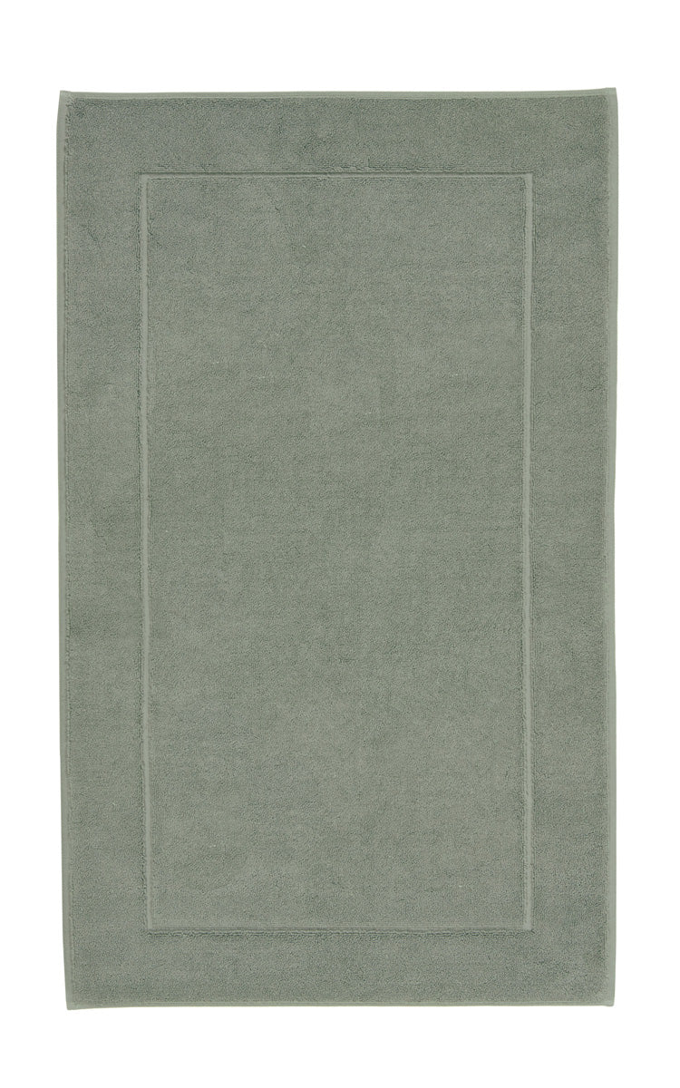 Aquanova London Bath mat-Rectangular green bath mat on a white background