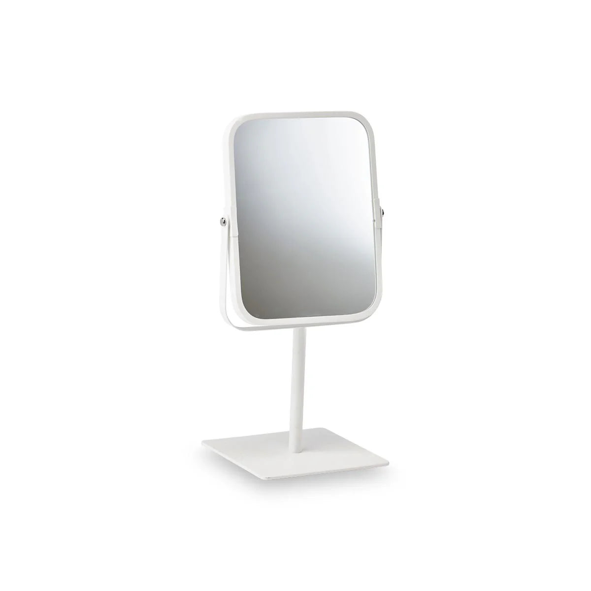 Aquanova Moon Mirror-White stand-up mirror on a white background-moon-mirror-on-dresser-with-mirror-dubai-beauty-lounge-crescent-dressing-table-mirror-uae-vanitymoon-wall-mirror-arabic-home-decor-dubai
