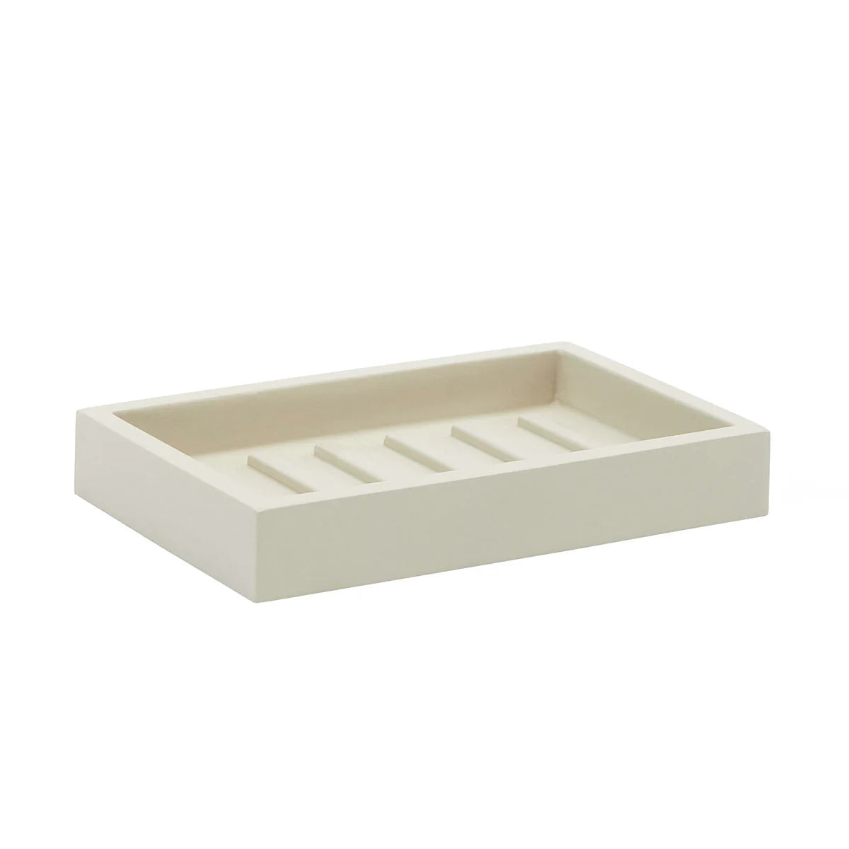 Aquanova Moon Soap dish-Beige soap dish on a white background