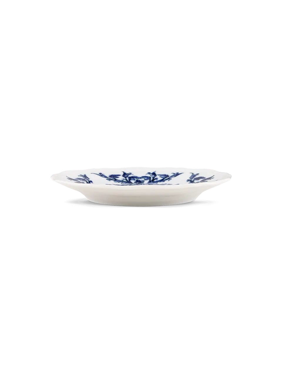 Babele Blue Flat Bread Plate