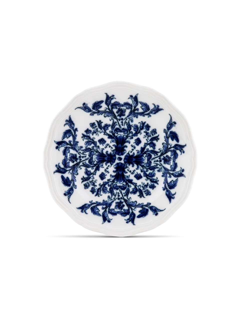Babele Blue Flat Bread Plate