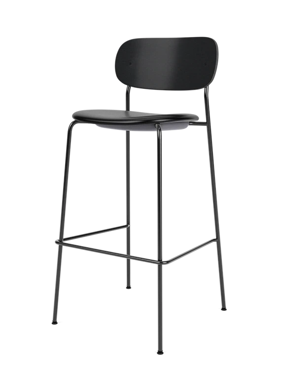 CoDining Chair Blk Oak Back Black Seat
