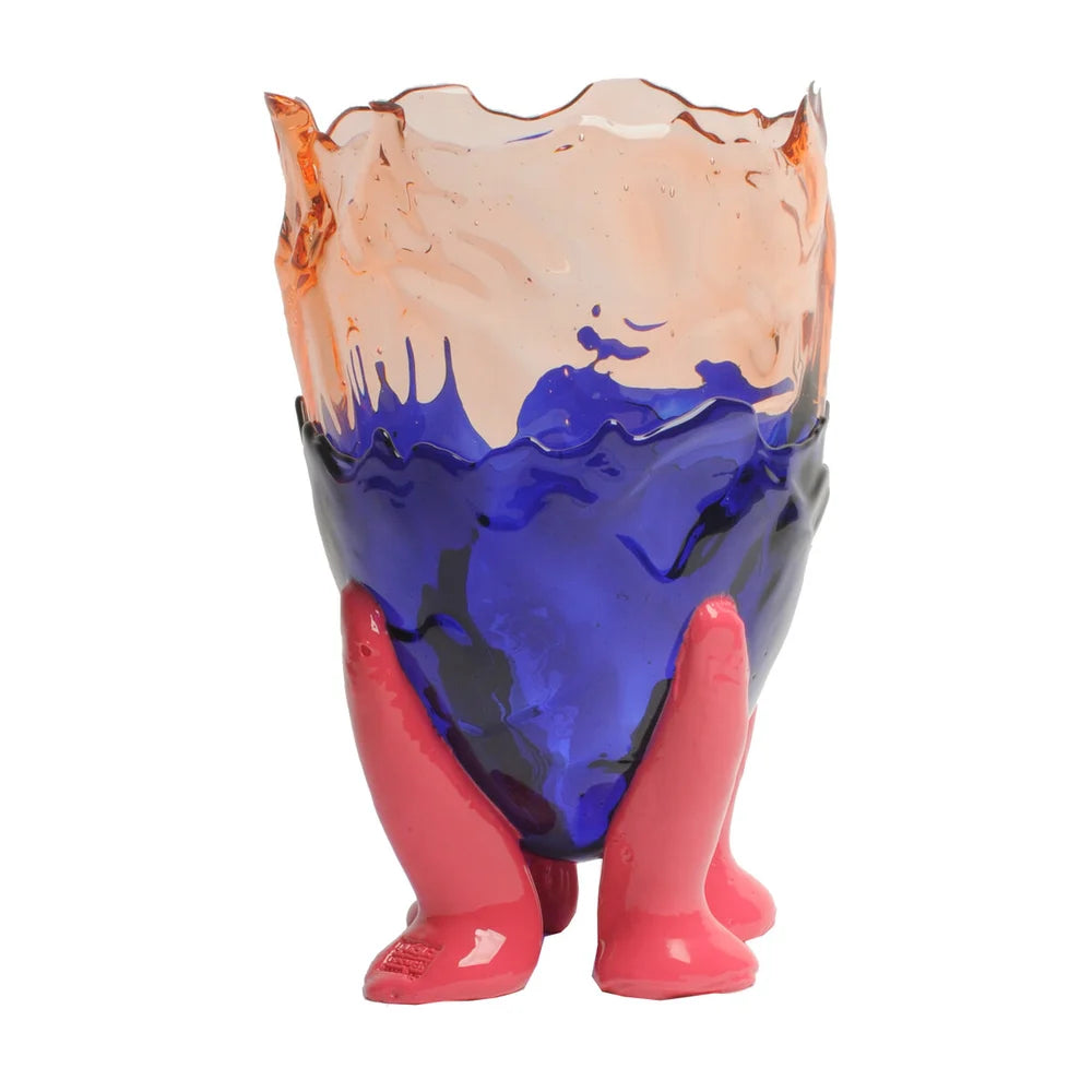 Clear Vase Extra Colour - Clear Pink, Blue, Matt Fuchsia