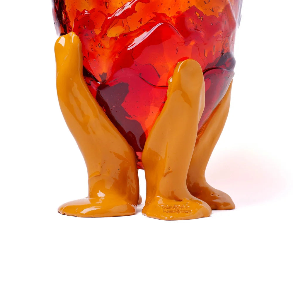 Clear Vase Extra Colour - Clear Amber, Fuchsia, Matt Ochre