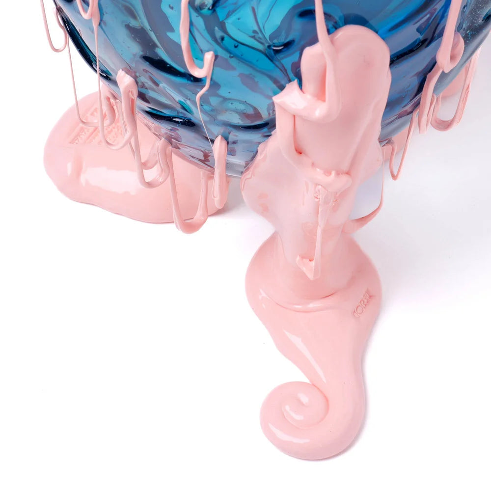 Clear Special Vase Extra Colour - Clear Emerald, Light Ruby, Matt Salmon