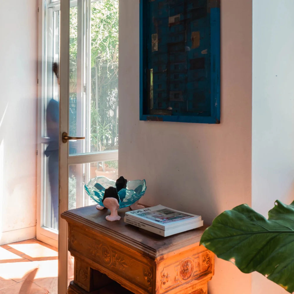 Big Collina Vase Extra Colour - Clear Aqua, Grey, Pastel Pink