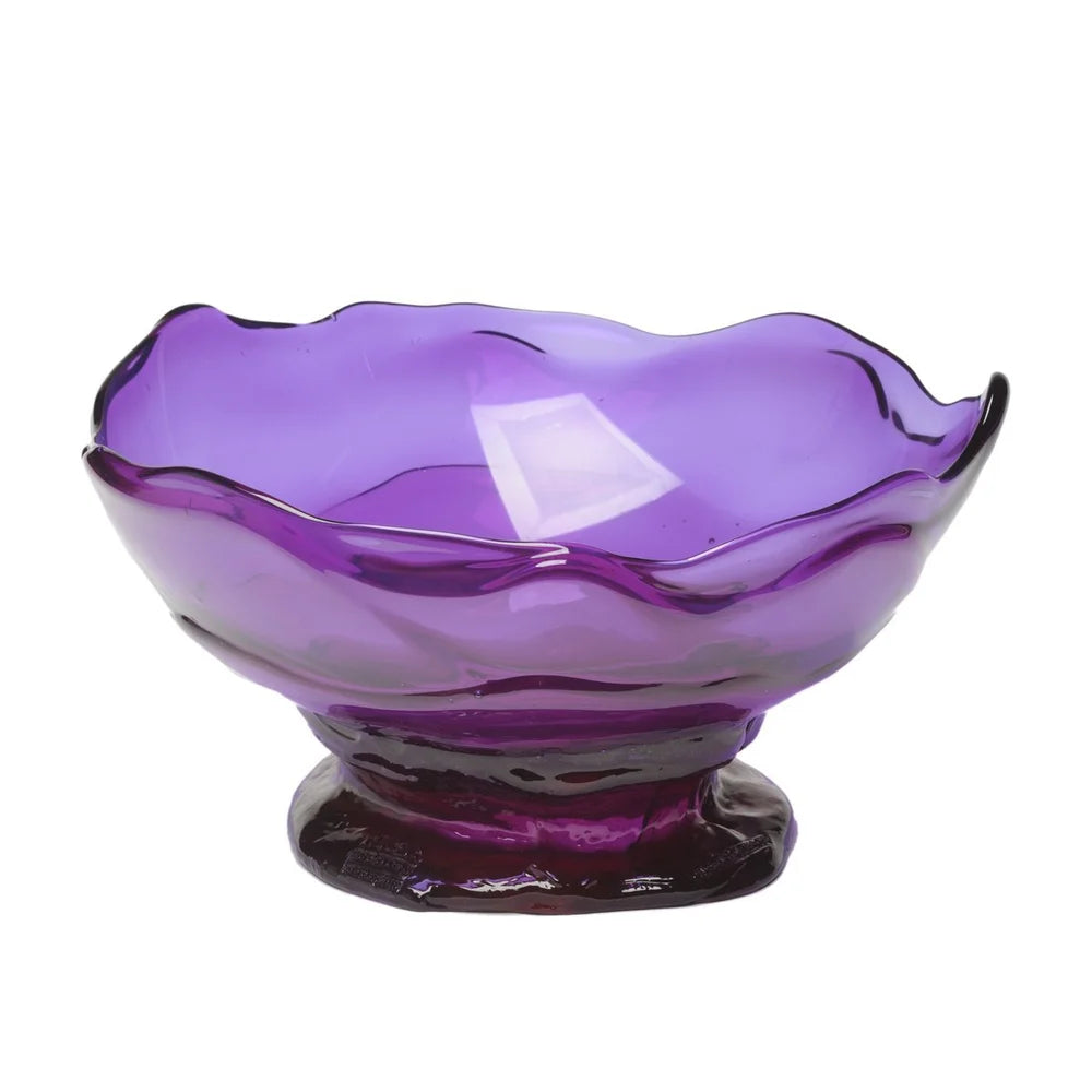 Big Collina Vase - Clear Purple
