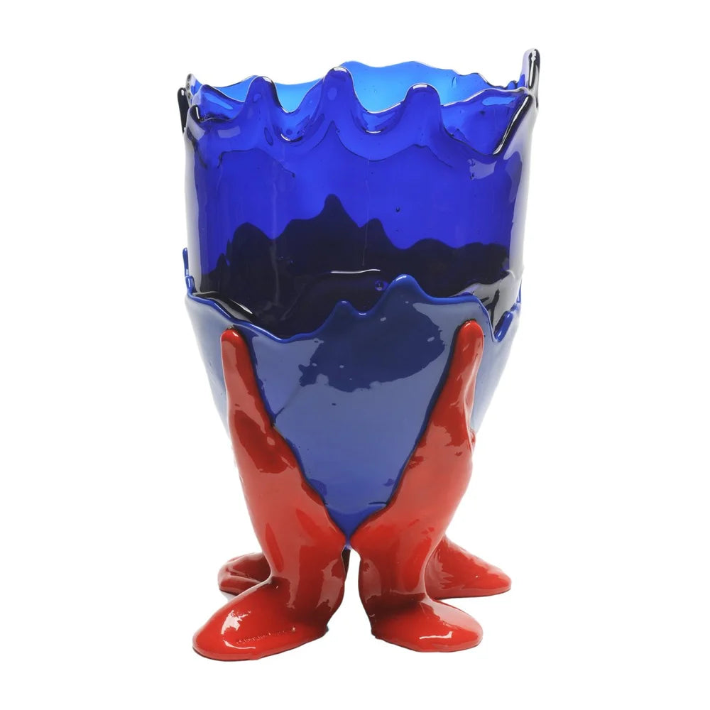 Clear Vase Extra Colour - Blue, Matt Blue, Red