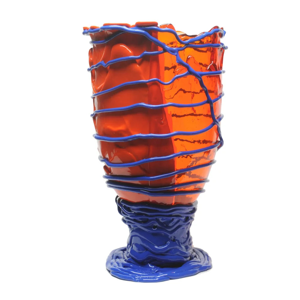 Pompitu II Vase Extra Colour - Clear Orange, Matt Orange, Blue