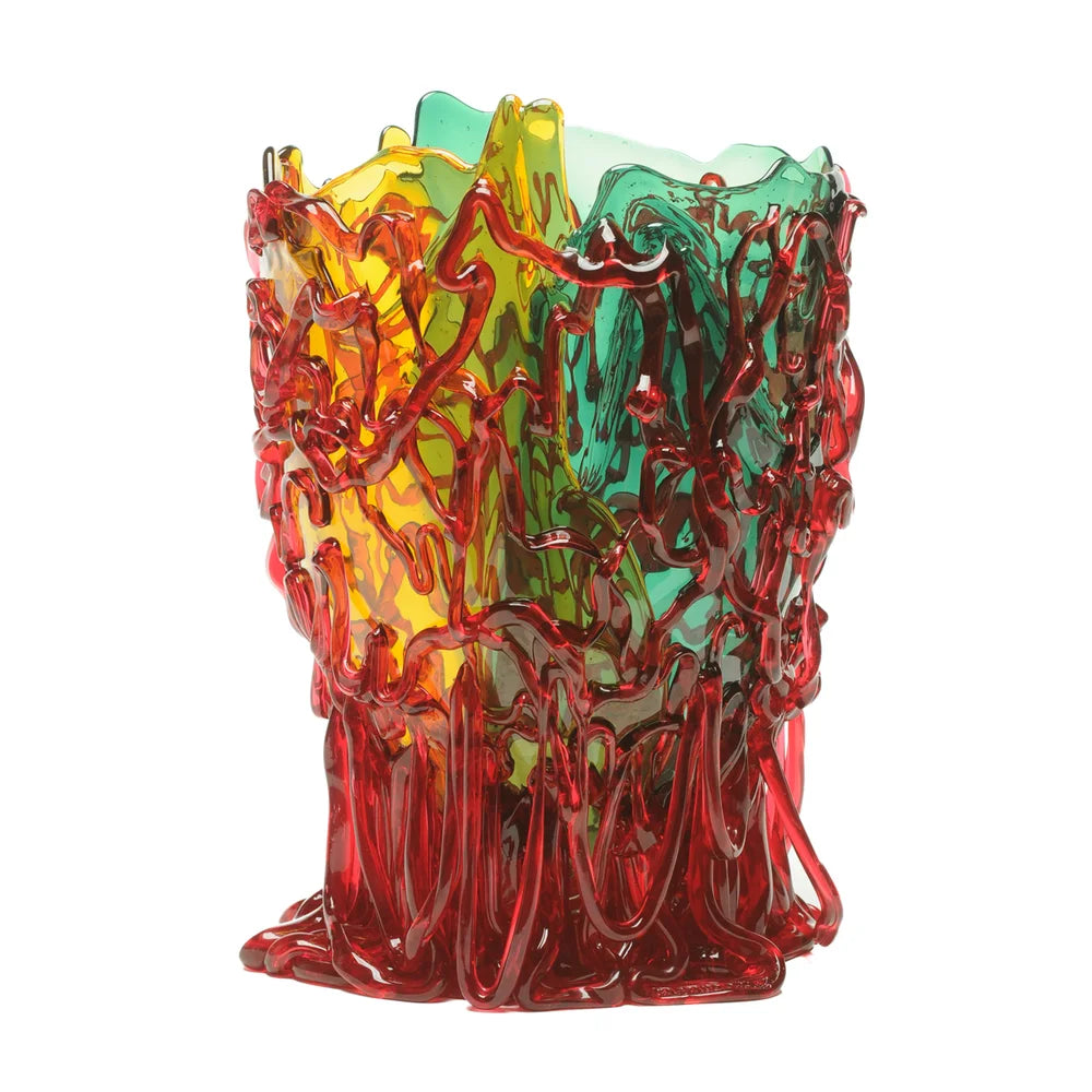 Medusa Vase Extra Colour - Clear Yellow, Green, Fuchsia