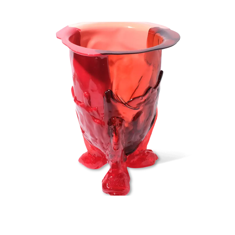 Fish Design Clear Special Vase Extra Color