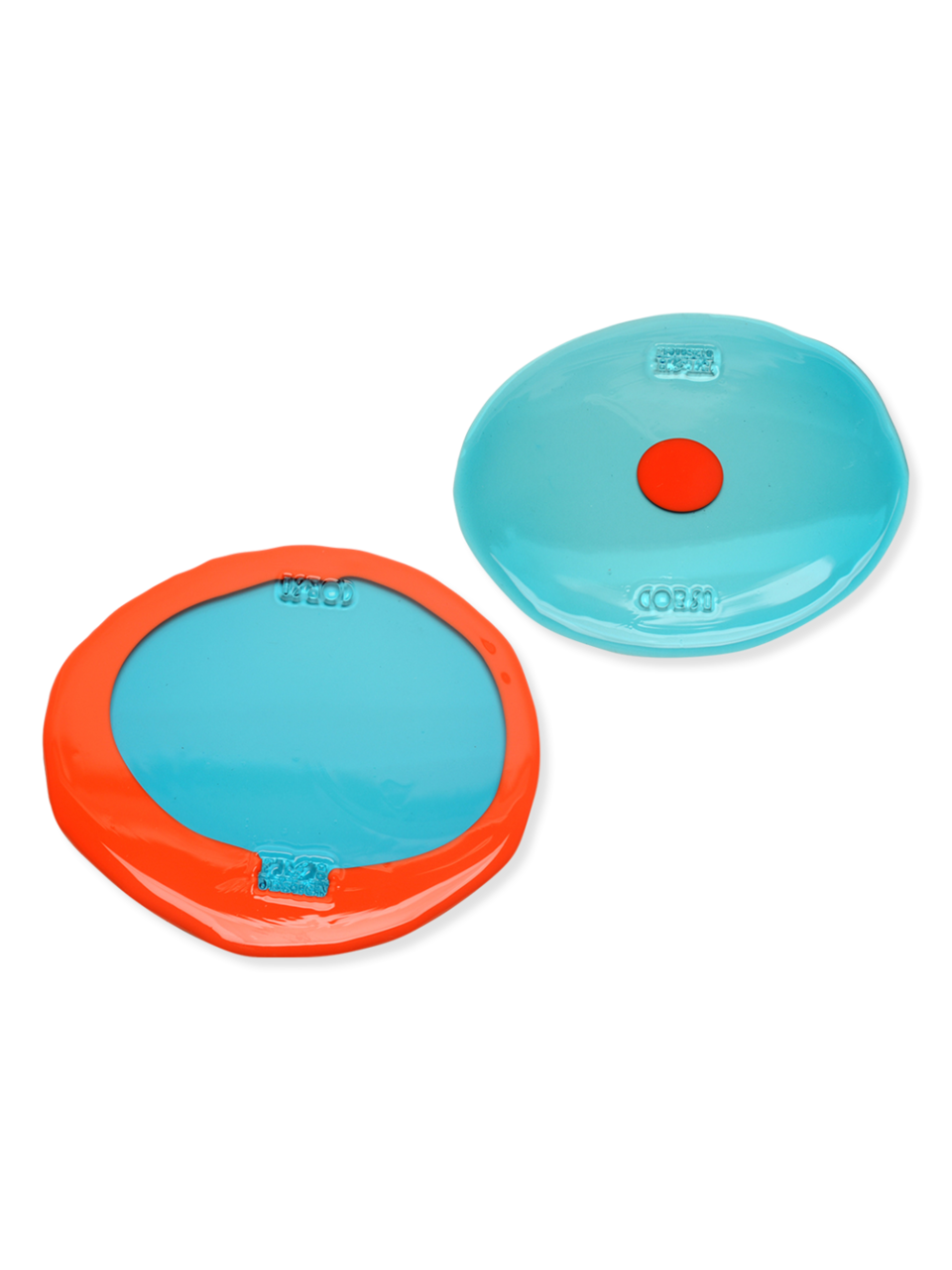 Fish Design By Gaetano Pesce Set Of 2 Table-mates Coasters