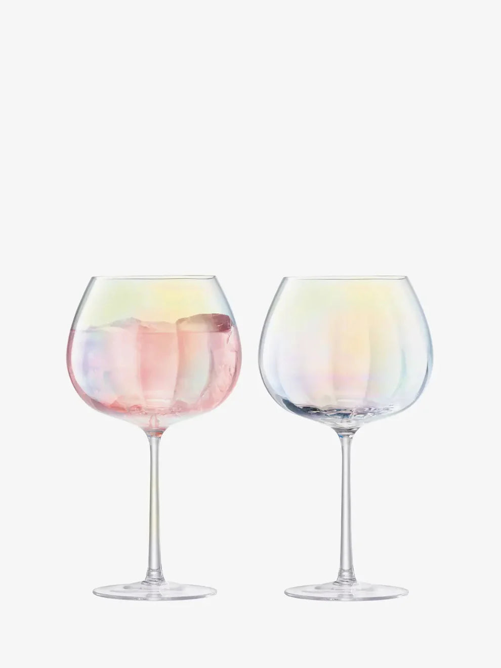 Pearl Balloon Goblet Set of 2