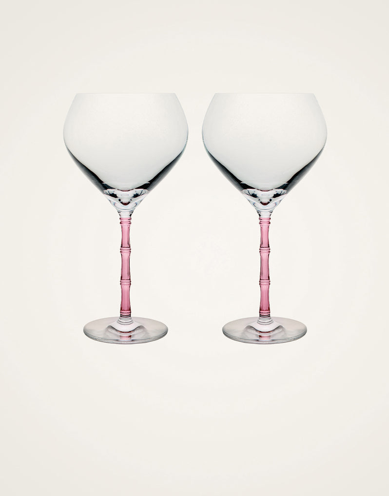 Bamboo Balloon Glasses Set Of 2
